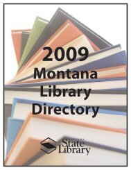 2009 - Montana State Library