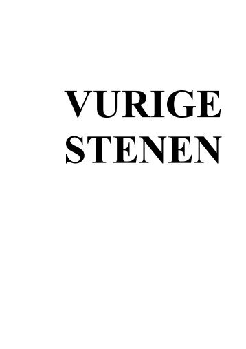 Proza - Vurige Stenen PDF - DeDS