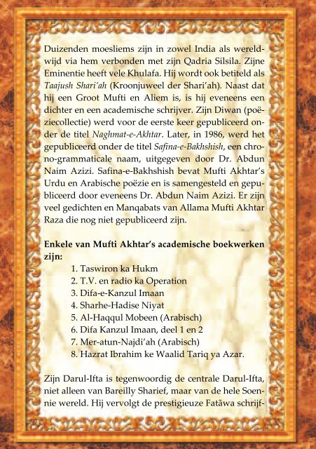 036 Murshid Muried gids.pdf - Islamitische Wetenschap Ahle Sunnat