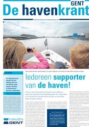 Lees hier alvast de eerste havenkrant Gent van ... - Corelio Connect