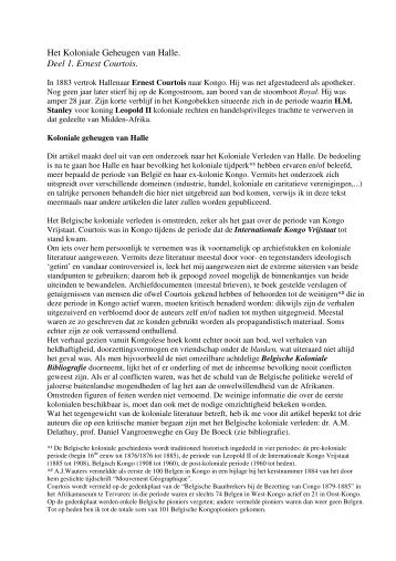 Het Koloniale Geheugen van Halle - deel 1 - Ernest Courtois.pdf ...