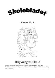 Skoleblad vinter 2010 2011 - Rugvængets Skole