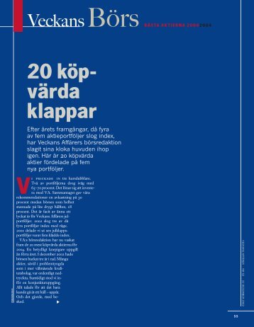 20 köpvärda klappar