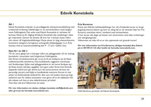 Programmet för 2012 pdf - Edsvik Konsthall