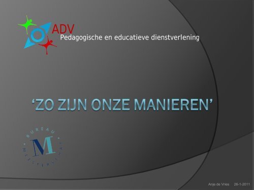 Zo zijn onze manieren - Pedagogenplatform