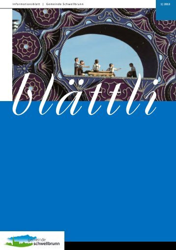 Infoblatt Januar - Gemeinde Schwellbrunn