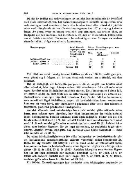 Sociala meddelanden. 1954: 1-6 (pdf) - Statistiska centralbyrån