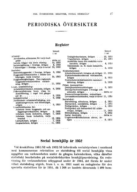 Sociala meddelanden. 1954: 1-6 (pdf) - Statistiska centralbyrån