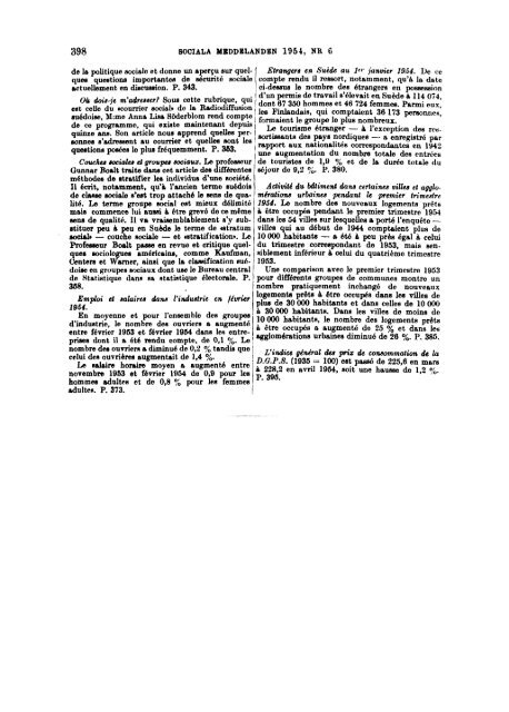 Sociala meddelanden. 1954: 1-6 (pdf) - Statistiska centralbyrån