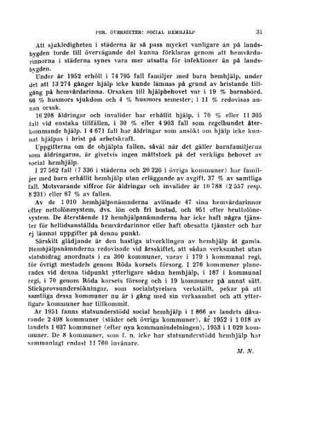 Sociala meddelanden. 1954: 1-6 (pdf) - Statistiska centralbyrån