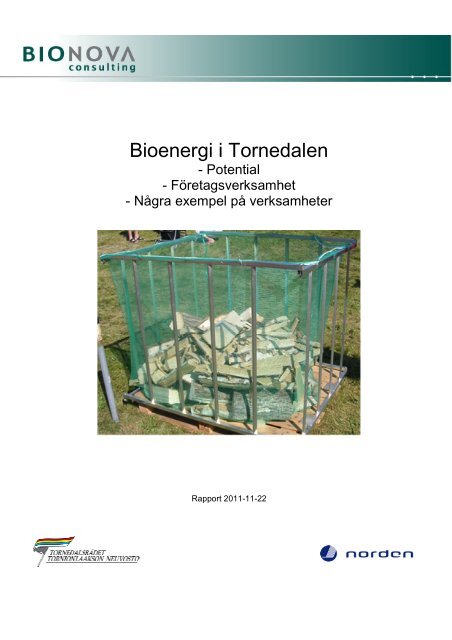 Bioenergi i Tornedalen, "Best practice" 2011 - Tornedalsrådet