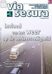 Via Secura 81 - Belgisch Instituut voor de Verkeersveiligheid
