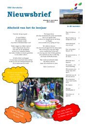 nieuwsbrief juni - Scholengemeenschap KBO Sint-Lieven