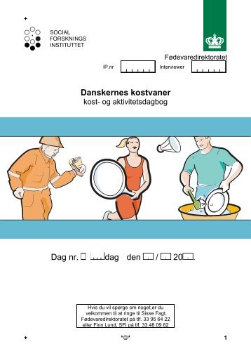 Kostdagbog voksen 2003-2004 - Danskernes kostvaner dokumenter