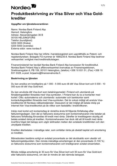 Om Du Vill Kan Du Spara Och Skriva Ut Sidan I Pdf Format Nordea