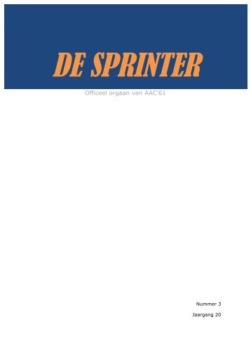 Sprinter juni 2012 - Website van AAC '61