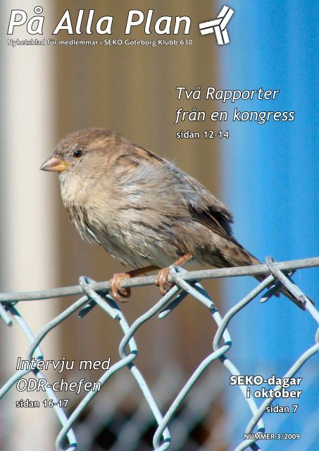 Nr 3 2009 - Välkommen till SEKO Klubb 630