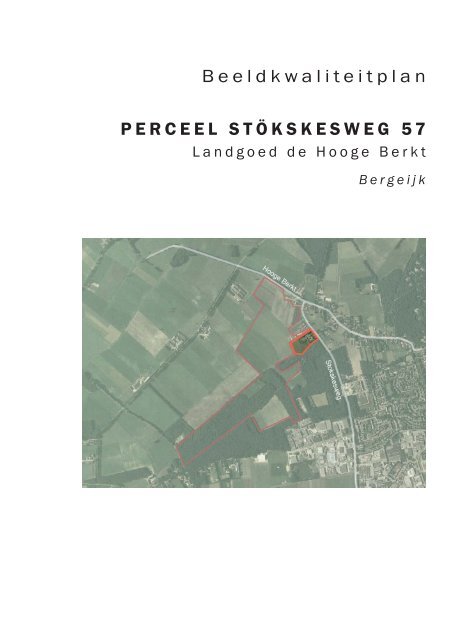 Beeldkwaliteitplan PERCEEL STÖKSKESWEG 57 - Planviewer