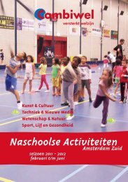 Naschoolse Activiteiten - Combiwel