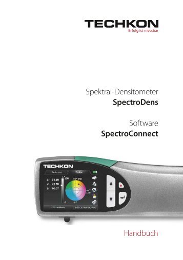 Handbuch Spektral-Densitometer SpectroDens Software ...