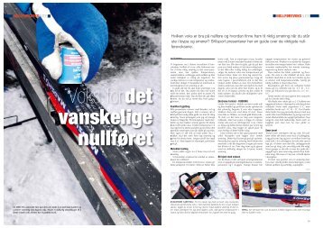 Guide over nullførevokser - Skisport