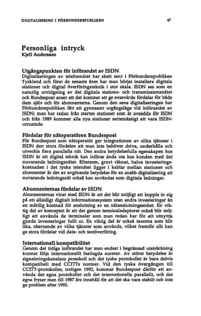 Teldok rapport 41 - Digitalisering i förbundsrepubliken