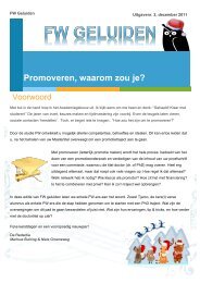 Promoveren, waarom zou je? - Scientia Fundus