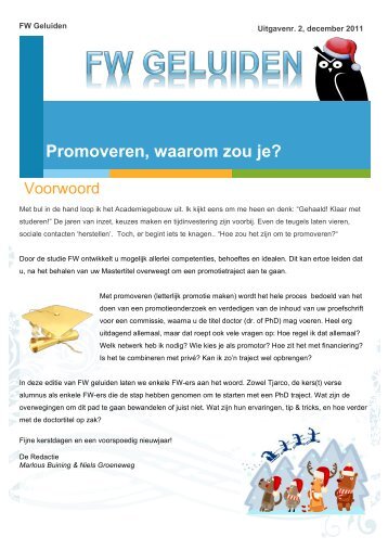 Promoveren, waarom zou je? - Scientia Fundus