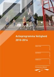 Actieprogramma Veiligheid 2010-2014 - Veilig Almere - Gemeente ...