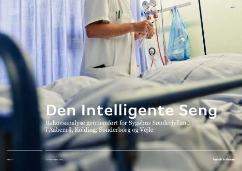 Behovsanalyse gennemført for Sygehus Sønderjylland i ... - Invia