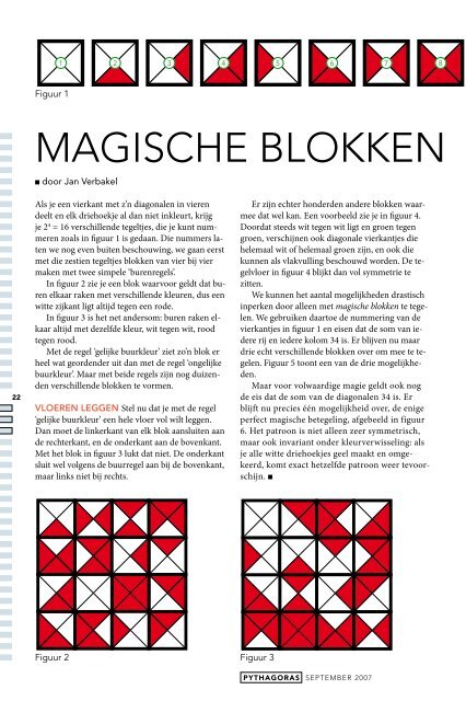 MaGIScHE BLOKKEn - Pythagoras