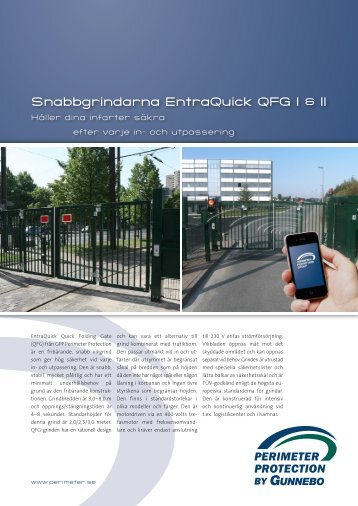Snabbgrindarna EntraQuick QFG I & II - Perimeter Protection Group