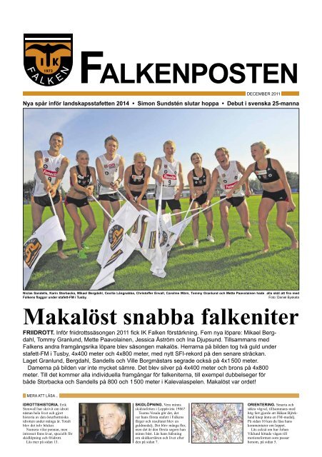 Falkenposten 2011 - IK Falken