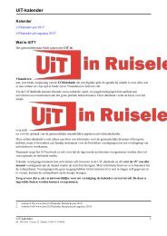 UiT-kalender - Gemeente Ruiselede