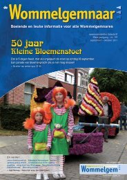 50 jaar - Gemeente Wommelgem