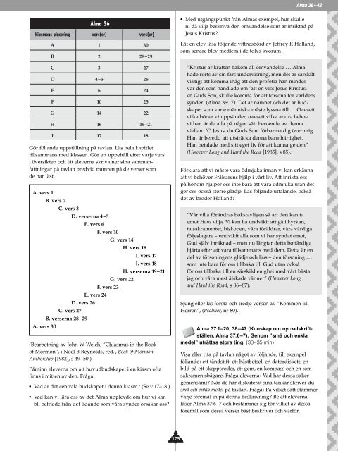 Mormons bok - Seminaries & Institutes of Religion