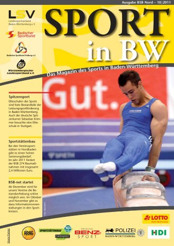 Sport in bw Nr. 10/11 - Badischer Sportbund Nord ev