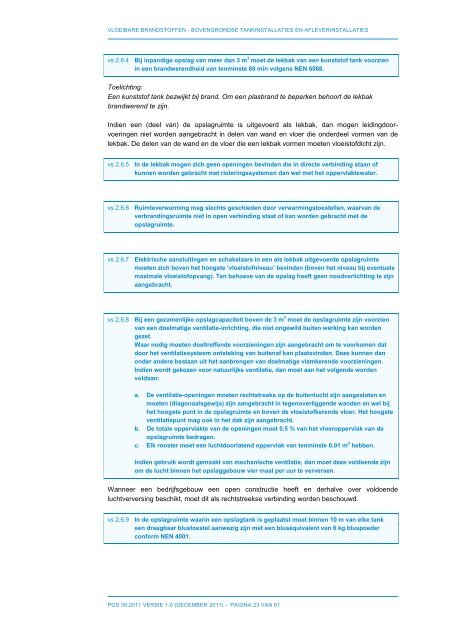 PGS 30 Vloeibare brandstoffen - Publicatiereeks Gevaarlijke Stoffen