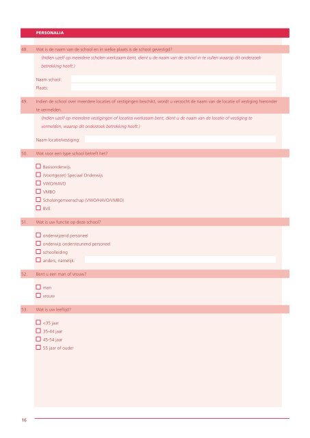 Vragenlijst Agressie, geweld, ongewenste seksuele intimiteiten en ...