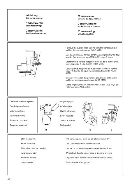 INSTRUCTION BOOK - Maritim Slip & Motor AS