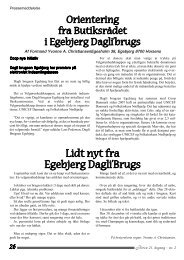 Lidt nyt fra Egebjerg Dagli'Brugs - Hansted-Egebjerg
