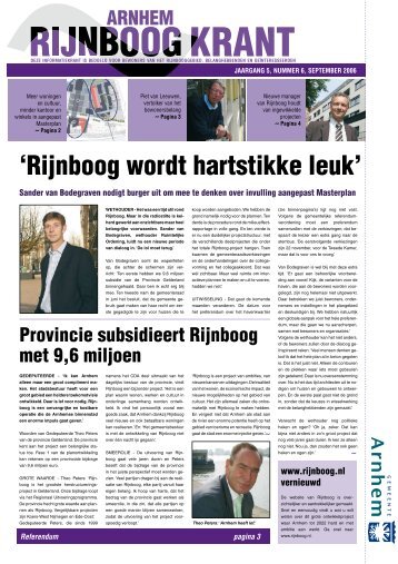 Rijnboog Krant 6 (september 2006)