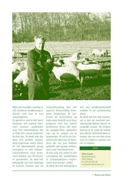 Boeren met natuur - Meetjesland.be