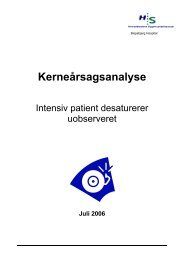Intensiv patient desaturerer uobserveret (oktober 2006)