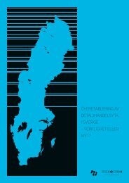 överetablering av detaljhandelsyta i sverige – verklighet eller myt?