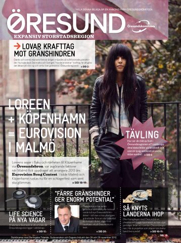 loreen + Köpenhamn = eurovision i malmö - Öresundskomiteen