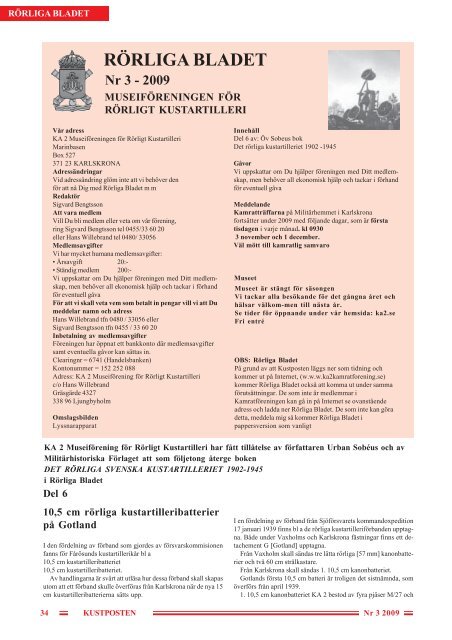 Nr 3 - 2009 - Ka2 kamratförening