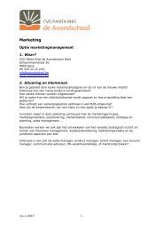 Marketing - De Stap