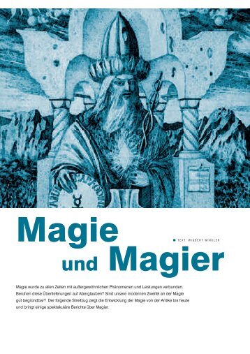 Magie und Magier - Abenteuer Philosophie