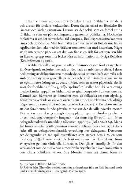 Till vilken nytta? Om det lokala politiska deltagandets karaktär ...